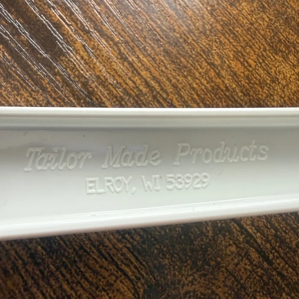 VTG Tailor Made Products White Nylon Pasta Server Spaghetti Measuring Fork Spoon